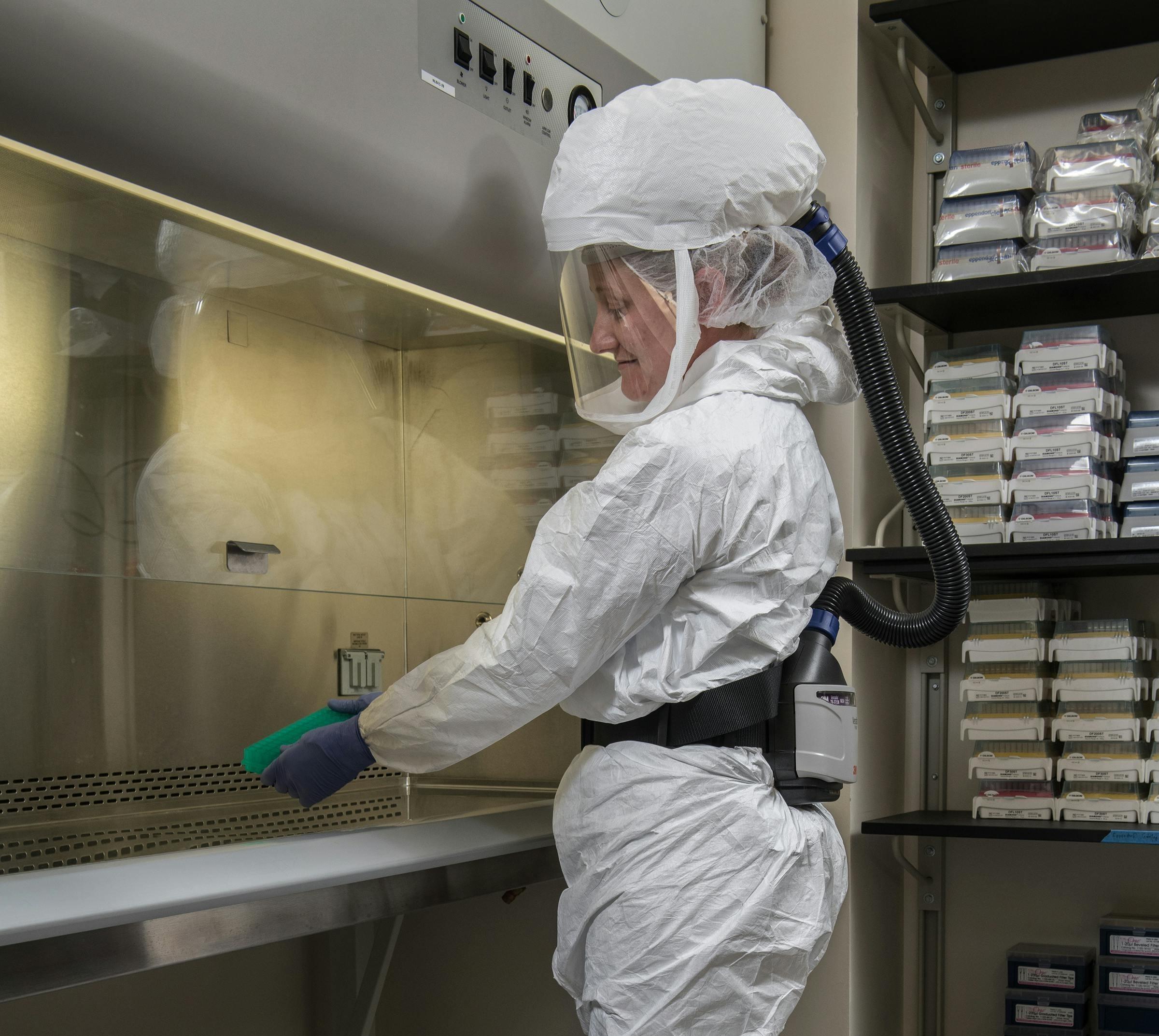 Hospital pharmacy compounding room